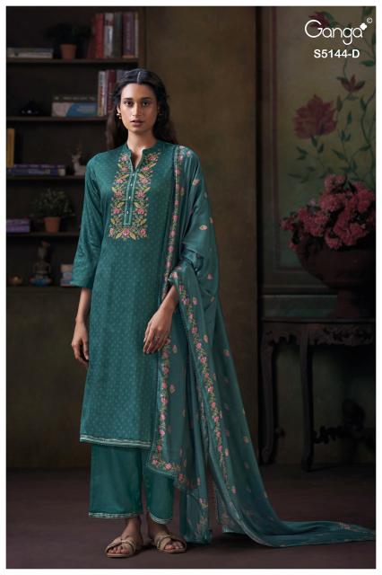Ganga terrie 5144 lawn cotton dress material wholesale